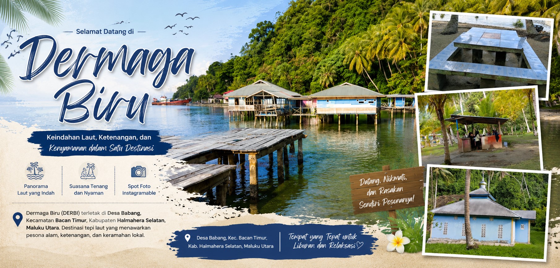 Dermaga Biru (DERBI): Menikmati Keindahan Pesisir Halmahera Selatan