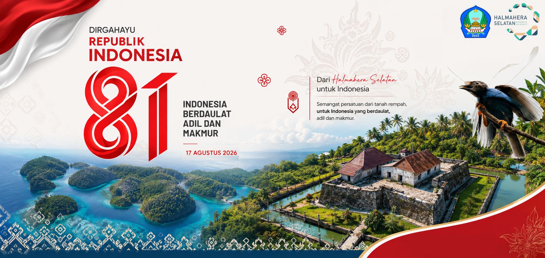 DIRGAHAYU HUT KE 81 REPUBLIK INDONESIA